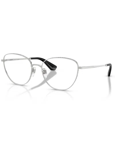 Burberry Women's Cat Eye Eyeglasses, Be1398 In Silver