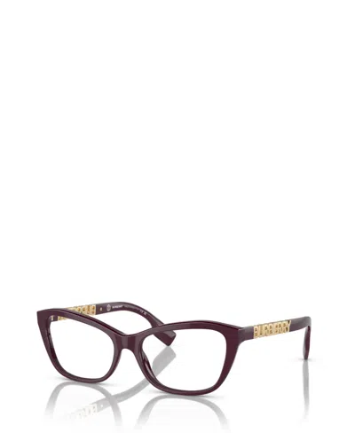 Burberry Women's Cat Eye Eyeglasses, Be2392 In Burgundy