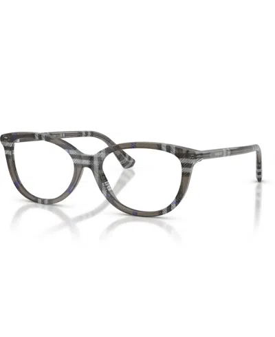 Burberry Women's Cat Eye Eyeglasses, Be2431 In Gray