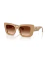 Burberry Women's Cat Eye Sunglasses, Be4476 In Brown