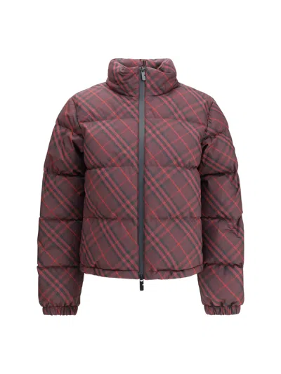 BURBERRY BURBERRY WOMEN CHECK AMBLESIDE PUFFER JACKET