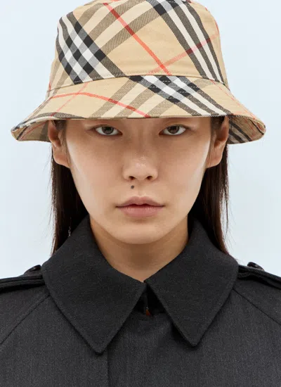 BURBERRY BURBERRY WOMEN CHECK BUCKET HAT