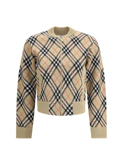 BURBERRY BURBERRY WOMEN CHECK CARDIGAN