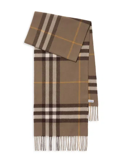 Burberry Vole Brown Wool Scarf In Multi