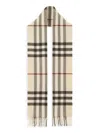 Burberry Women's Check Cashmere Scarf In Pink