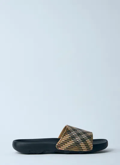 Burberry Women Check Dive Slides