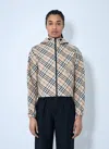 Burberry Women Embroidered Polyester Reversible Jacket In Cream