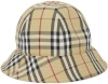 Burberry Check Motif Nylon Bucket Hat In Beige