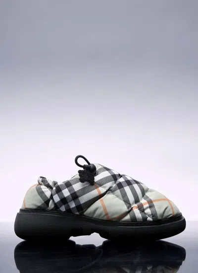 Burberry Pillow Mules In Multi