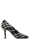 Burberry Woman Pumps Black Size 7 Textile Fibers In C1343