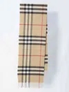 Burberry Cashmere Scarf With Check Motif Women