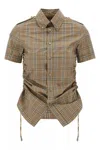 Burberry Camicia In Popeline Ricamato  Donna In Multicolor