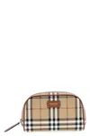 BURBERRY BURBERRY WOMEN 'CHECK' SMALL BEAUTY CASE