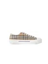 Burberry Low-top Sneaker Featuring Eyelet Detailing In White