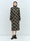 Burberry Nova-check Trench Coat In Multi
