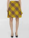Burberry Check Wool Kilt
