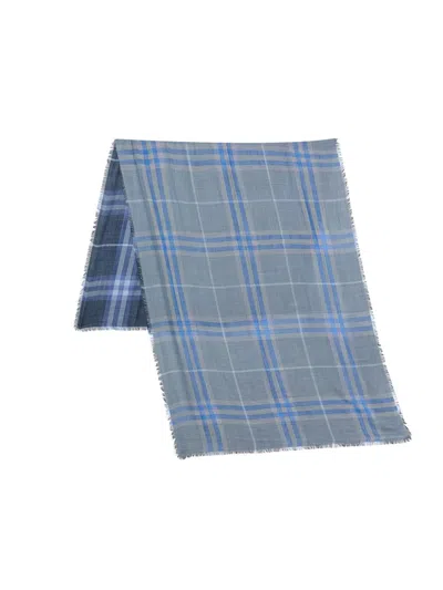 Burberry Women's Check Wool-silk Scarf In Brown