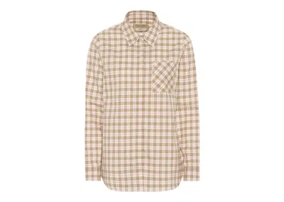 Pre-owned Burberry Women's Checked Cotton Shirt In Pink