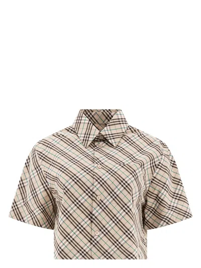 BURBERRY WOMEN'S CHECKED SHIRT