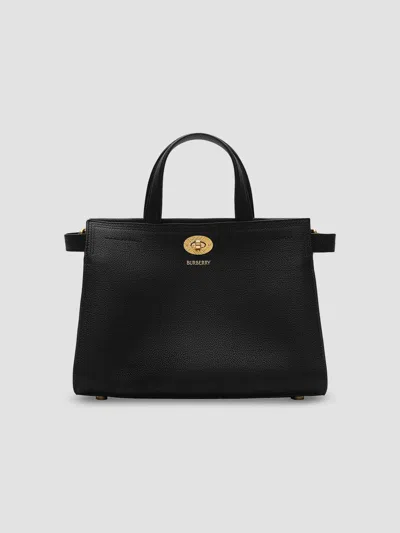 Burberry Women's Cotswolds Check Tote Bag In Black
