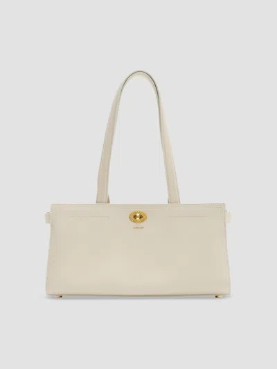 Burberry Women's Cotswolds Leather East-west Tote Bag In Soap