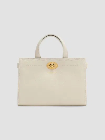 Burberry Women's Cotswolds Micro Leather Tote Bag In Soap