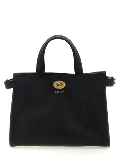 Burberry Women 'cotswolds' Mini Shopping Bag In Black