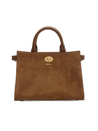 Burberry Ll Mn Cotswolds Tote Sue In Brown