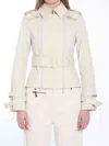 Burberry Women Cotton Jacket In White