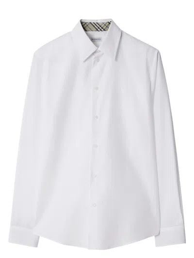 BURBERRY WOMEN'S COTTON SHIRT WITH CLASSIC DESIGN