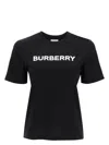 Burberry Black T-shirt With Bold Logo Design