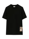 Burberry T-shirt In Black