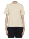 Burberry Women T-shirt With Paisley Logo In Neutral