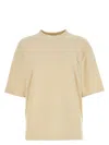 Burberry Cream Terry Fabric Oversize T-shirt