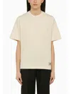 Burberry Ekd Cotton Jersey T-shirt In Beige
