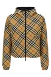 BURBERRY BURBERRY WOMEN CROPPED CHECK REVERSIBLE JACKET