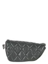 Burberry Quilted Flap Shoulder Bag In Slate