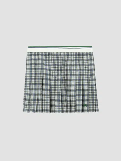 Burberry Women's Daria Tennis Pleated Mini Skirt In Multi