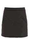 Burberry Dark Brow Cotton Mini Skirt