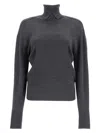 Burberry High-neck Wool Pullover Sweater
