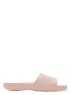 Burberry Dive Embossed Check Pool Slide Sandal In Gloss
