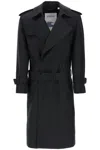 BURBERRY WOMEN'S DOUBLE-BREASTED SILK TWILL TRENCH JACKET FOR SPRING/SUMMER 2024