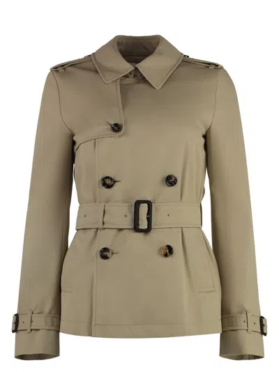 BURBERRY WOMEN'S DOUBLE-BREASTED TRENCH COAT