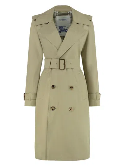 BURBERRY WOMEN'S DOUBLE-BREASTED TRENCH COAT