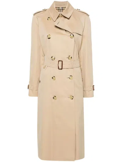 BURBERRY WOMEN'S DOUBLE BREASTED TRENCH COAT