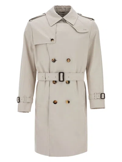 BURBERRY WOMEN'S DOVE TWILL TRENCH COAT