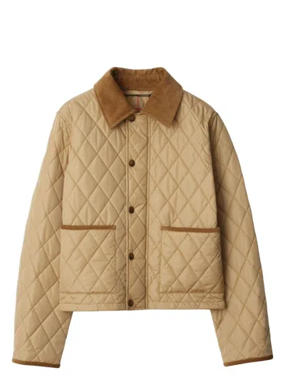 BURBERRY WOMEN'S DOWN JACKET WITH BUTTONS