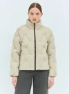 Burberry Women Ekd Nylon Down Jacket In Gray