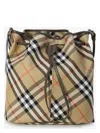 Burberry Women's Embroidered Canvas Bucket Bag