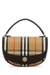 Burberry Women Embroidered Canvas Highlands Handbag